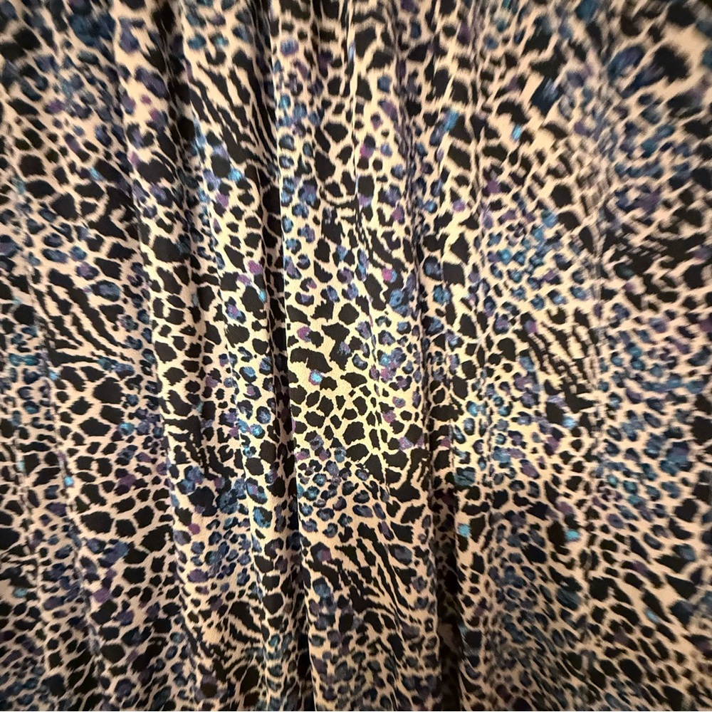XXL Mock neck maxi dress with cheetah print - Free Press. - Picture 13 of 14